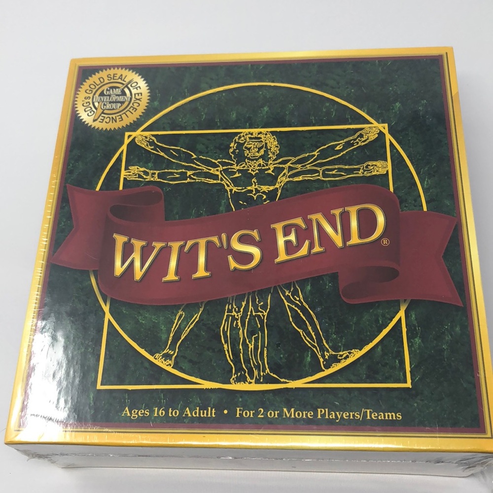 Game Development Group Wit's End Board Game Ages 16 to Adult 2018 Edition